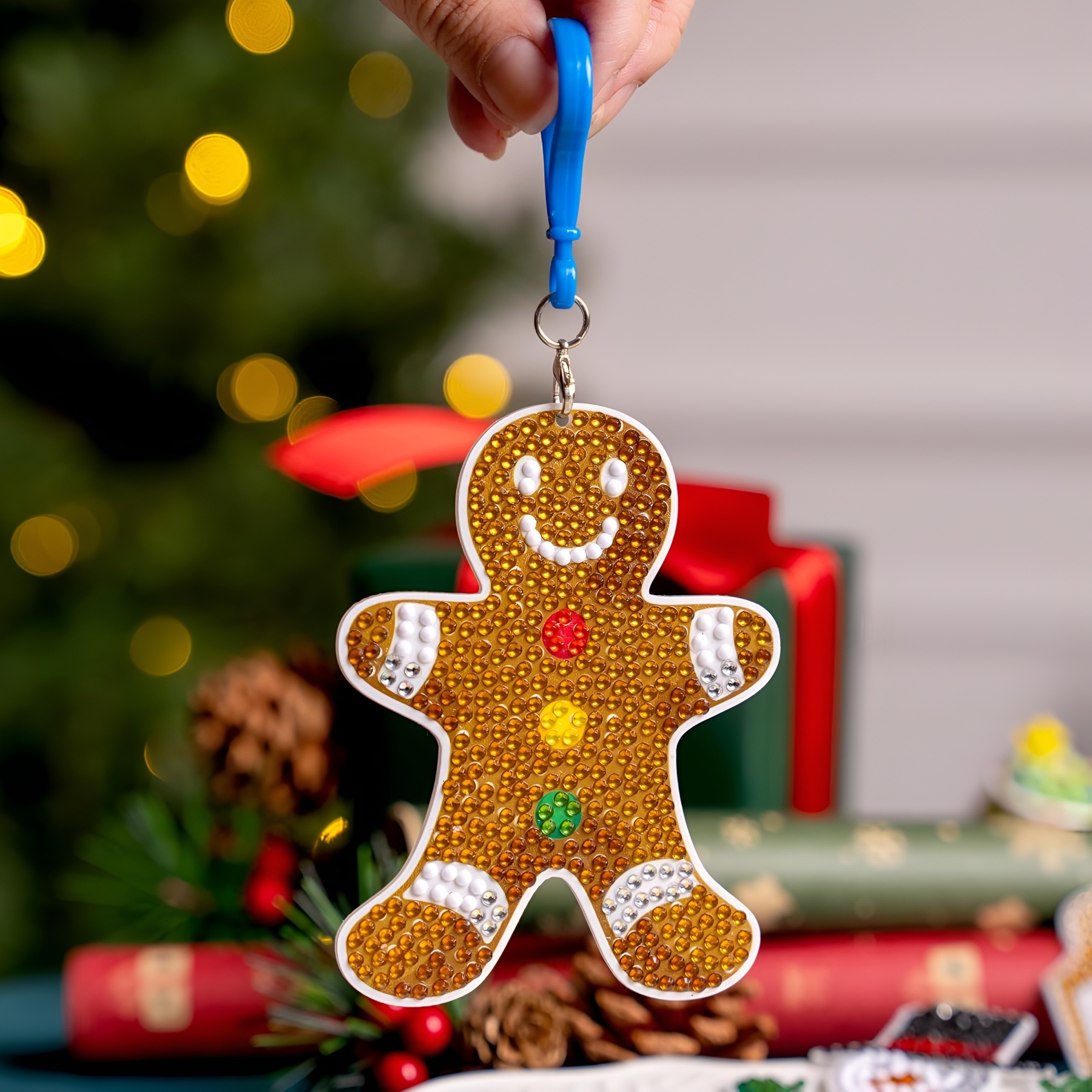 12 Pcs Christmas Diamond Art Ornaments Kit