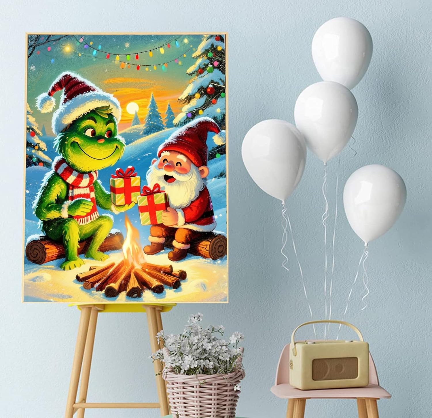 Christmas Diamond Painting Kits for Adults And Beginners with Accessories
