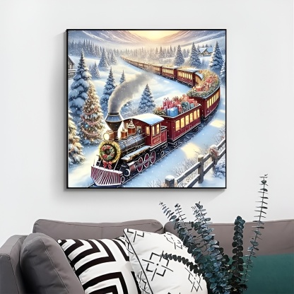 5D Christmas Deer Diamond Painting Art Kit