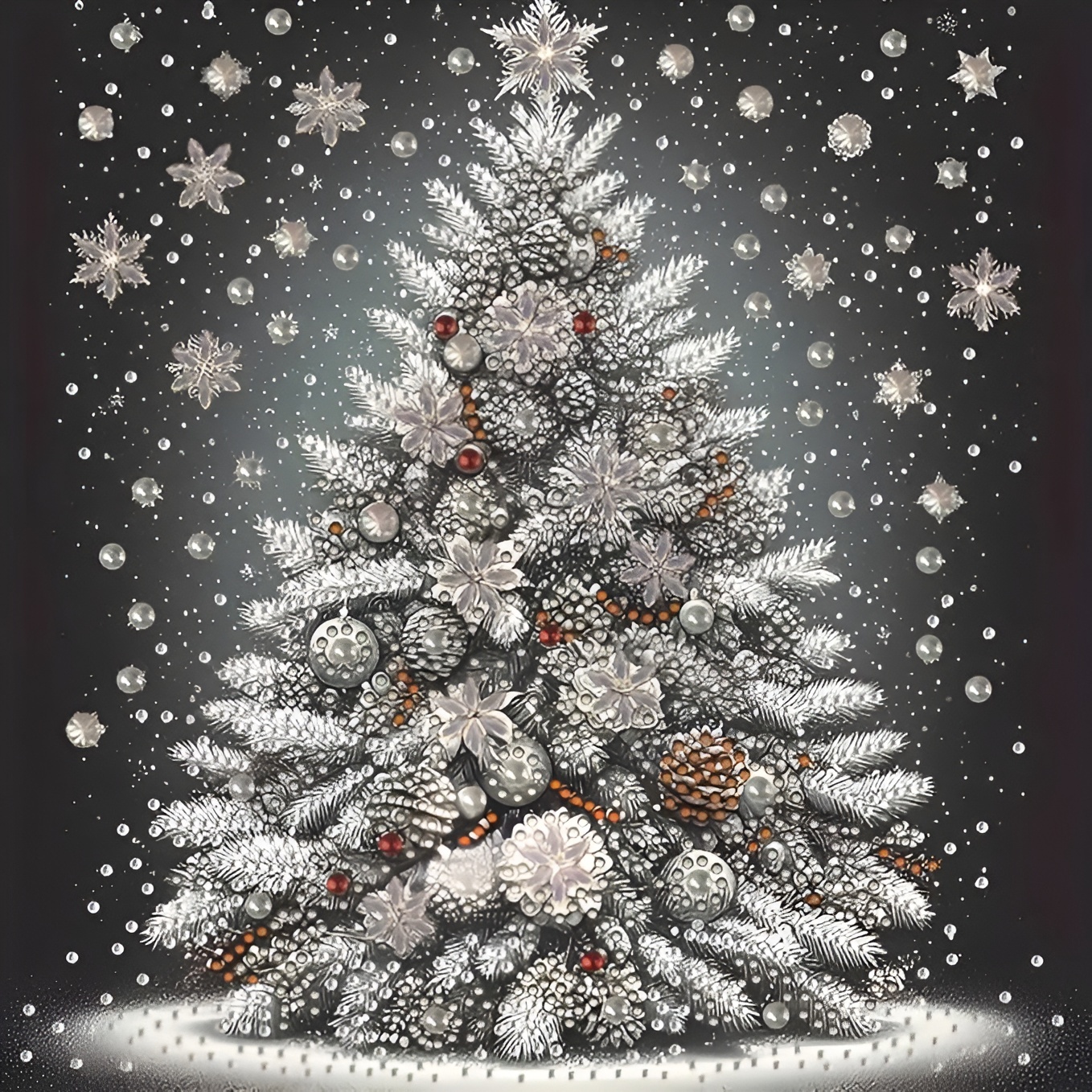 5D Christmas Deer Diamond Painting Art Kit