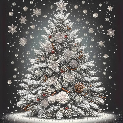 5D Christmas Deer Diamond Painting Art Kit