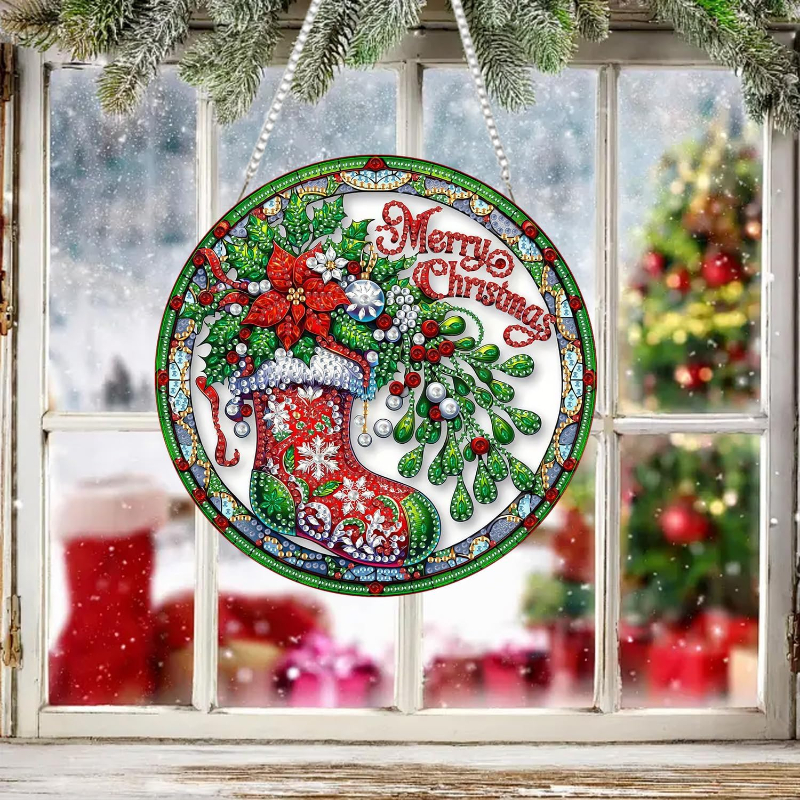 DIY Christmas Diamond Art Hanging Kit