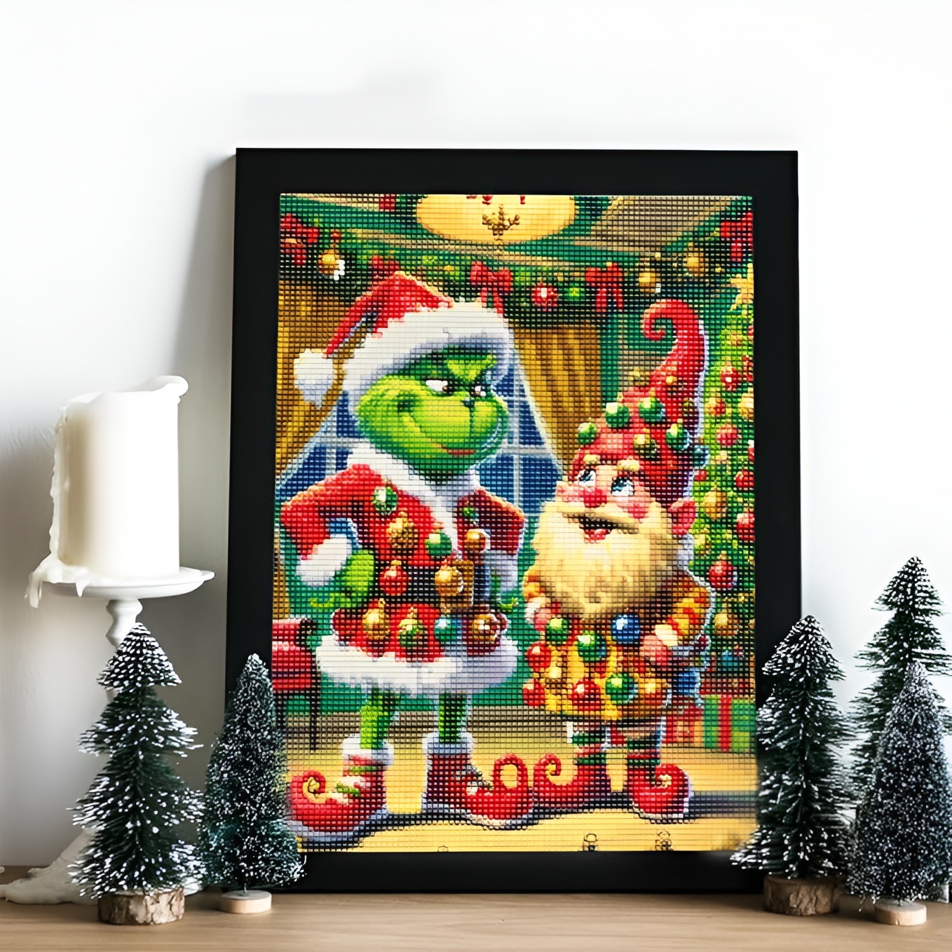 5D Christmas Decorations Gnome Diamond Painting Kits