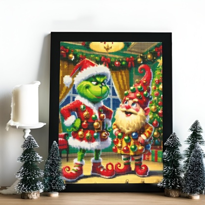 5D Christmas Decorations Gnome Diamond Painting Kits