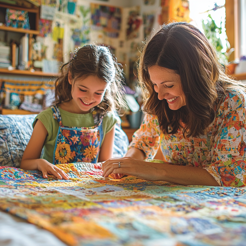 Stories In Stitches: Crafting A Family Story Quilt Together Paint By Diamonds Kits