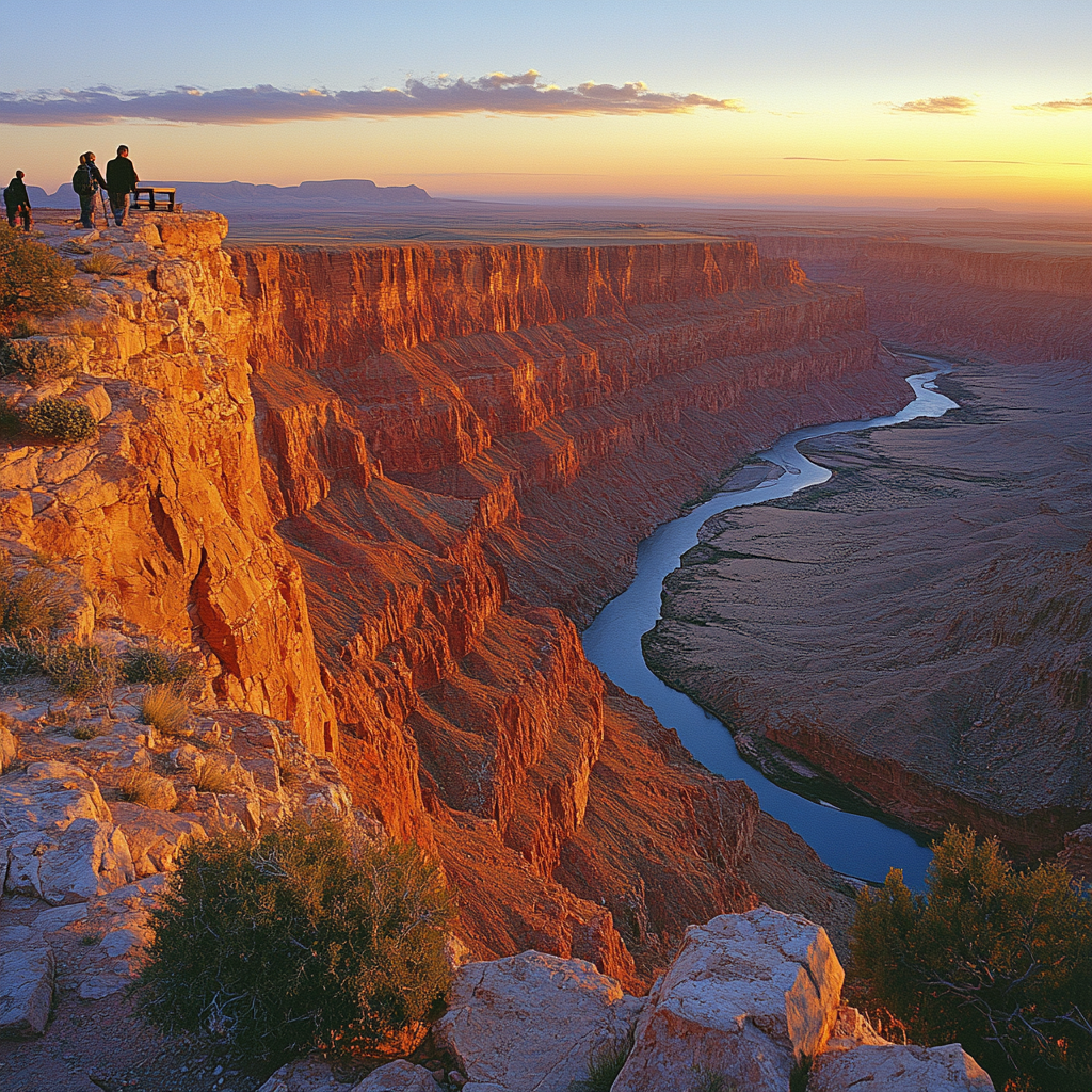 Scenic Grand Canyon Viewpoint Paint by diamonds kits