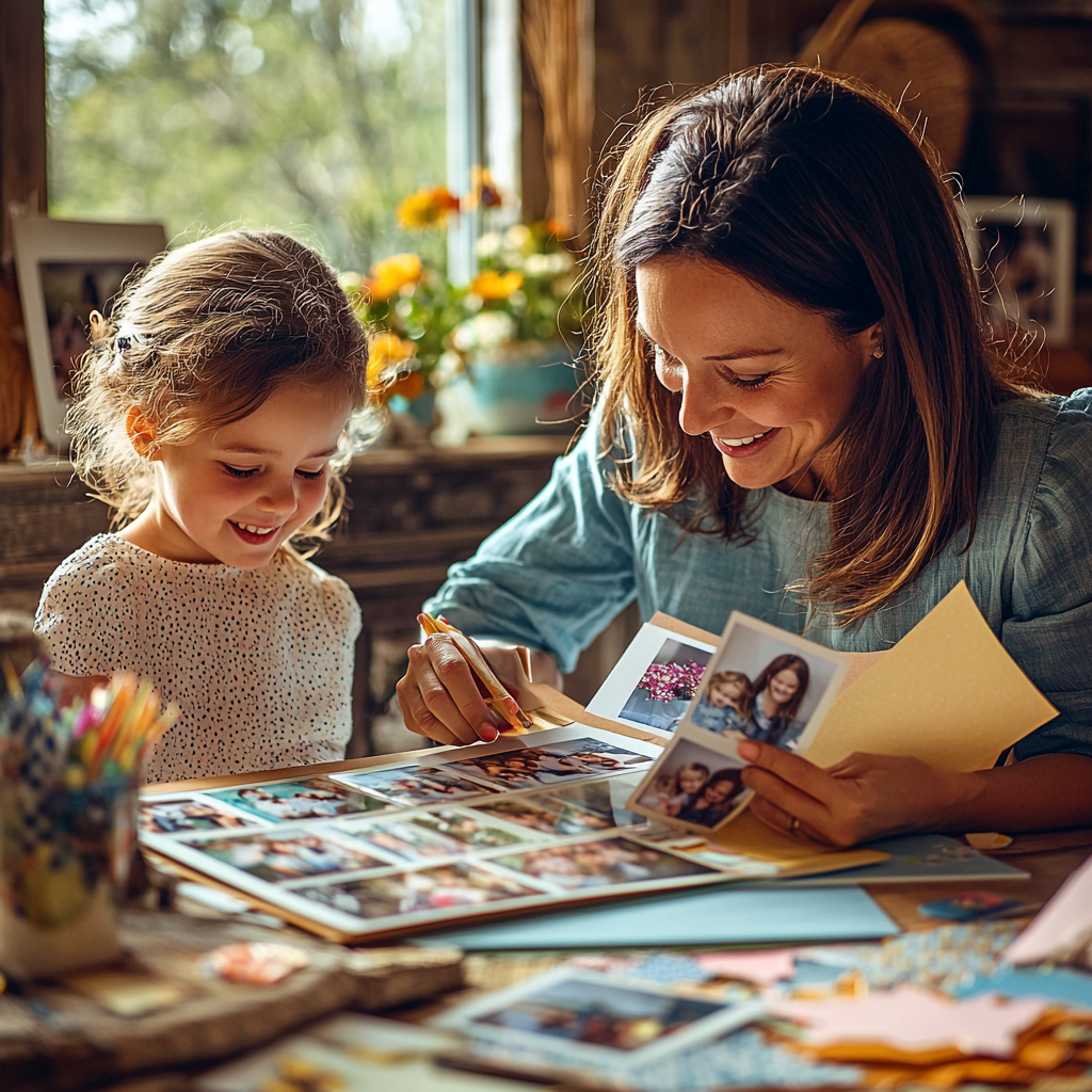 Family Reflections: Building A Photo Album Together Paint By Color