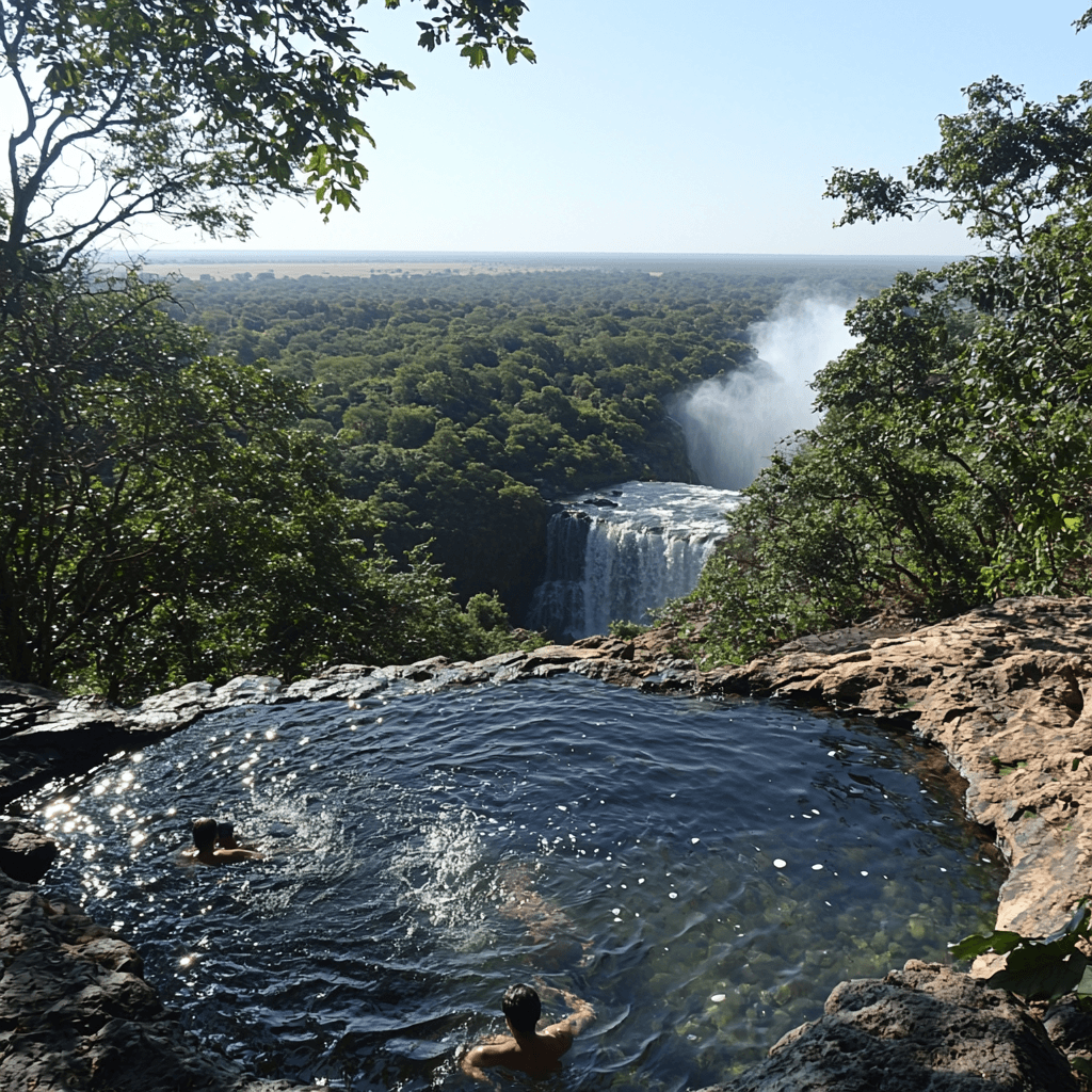 Devil's Pool - Victoria Falls Paint By Diamonds