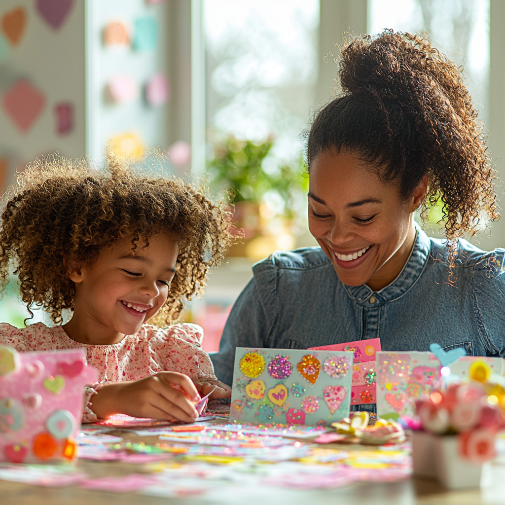 A Day Of Love: Creating Heartfelt Cards Together Paint By Diamond