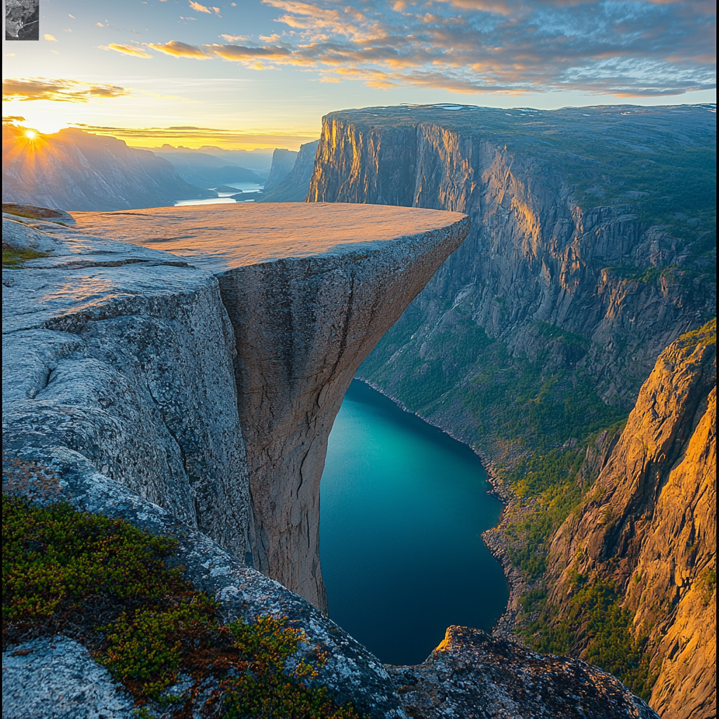 Trolltunga - Odda DIY Paint By Diamonds