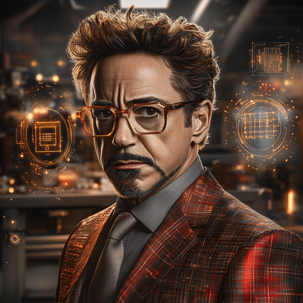 Robert Downey Jr: Forging The Iron Legacy paint by diamonds