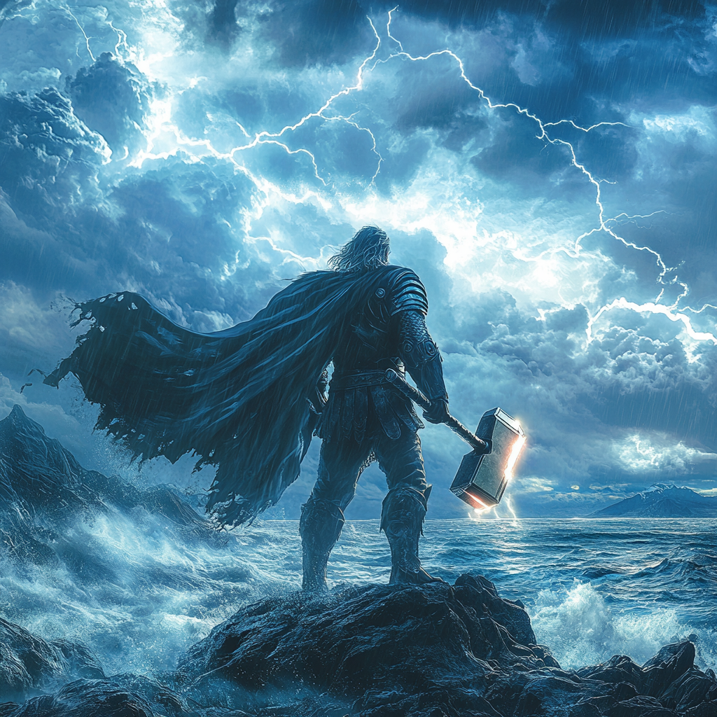 Chris Hemsworth Thunder Road Of The Norse Titan diamonded painting kits