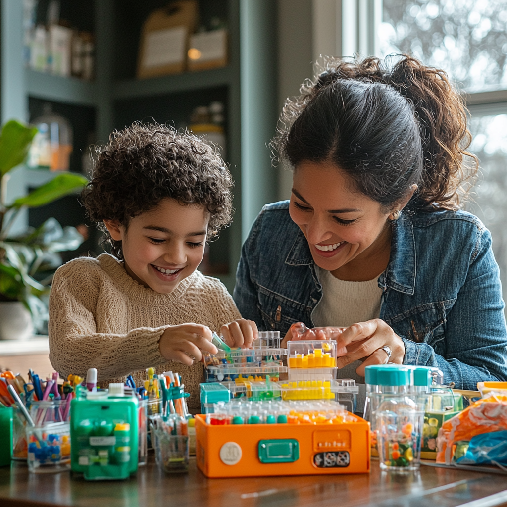 Adventures In Learning: Designing A Home Science Kit Together Paint By Diamonds Kits