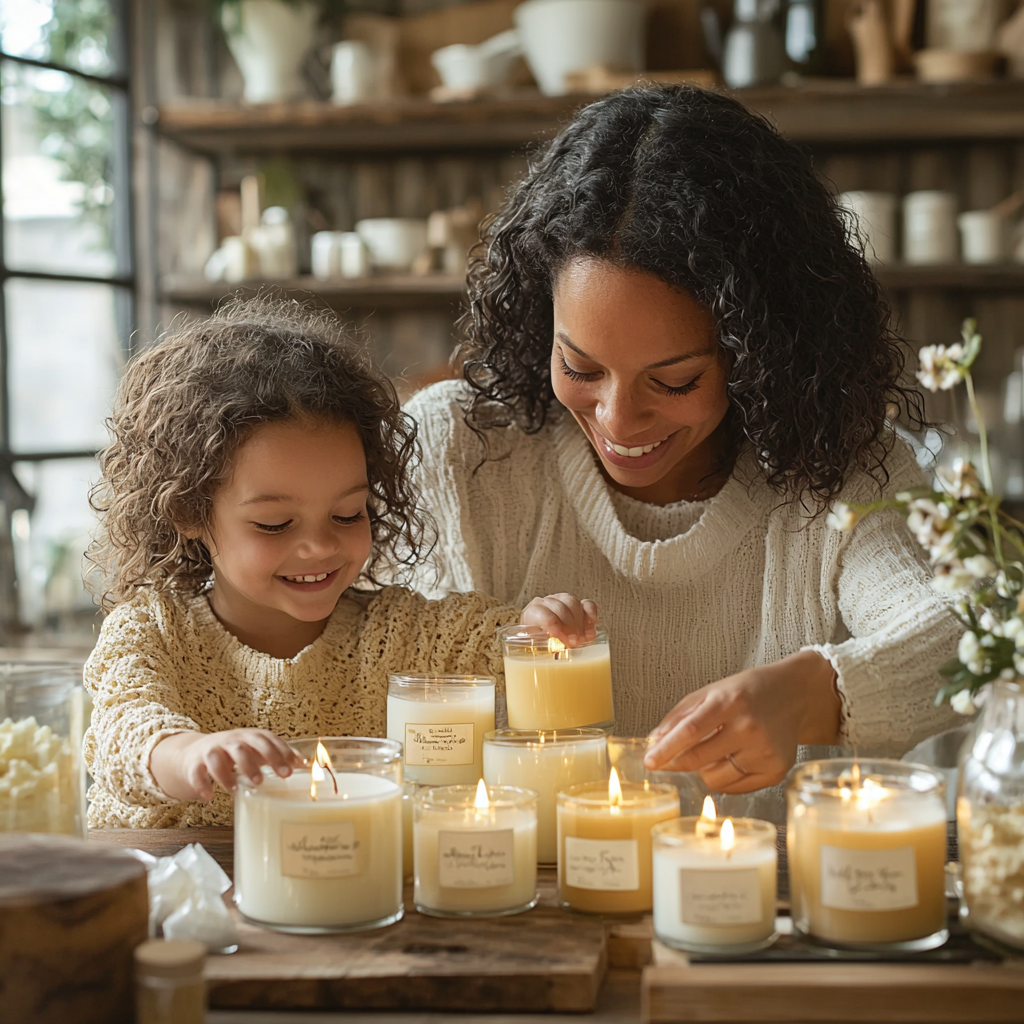 Gentle Moments: A DIY Candle-Making Experience Paint By Diamond