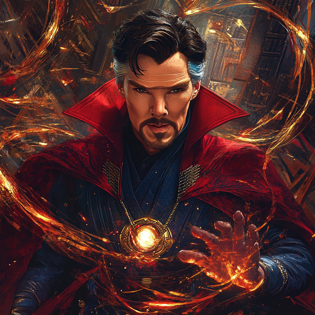 Benedict Cumberbatch Unlocking The Sorcery Of Doctor Strange diamond painting