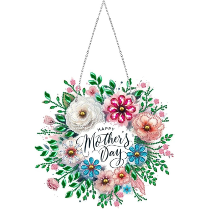 Round Hanging Diamond Art Painting Design