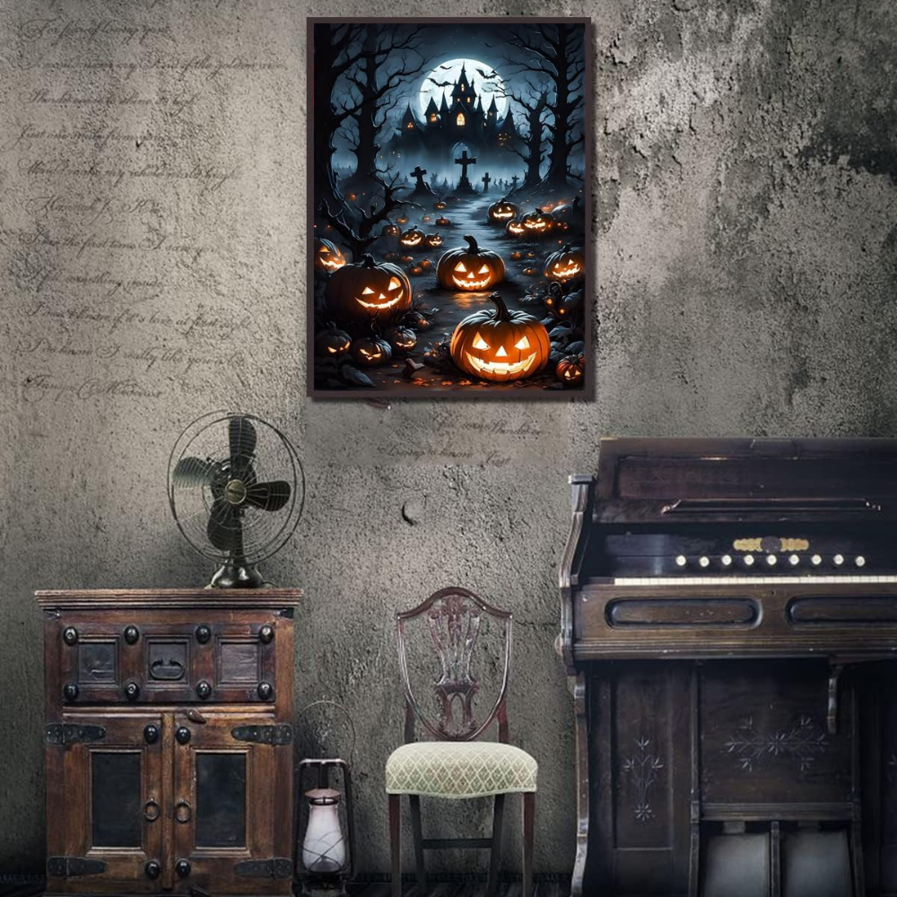 Halloween Paint By Diamond Kits For Adults