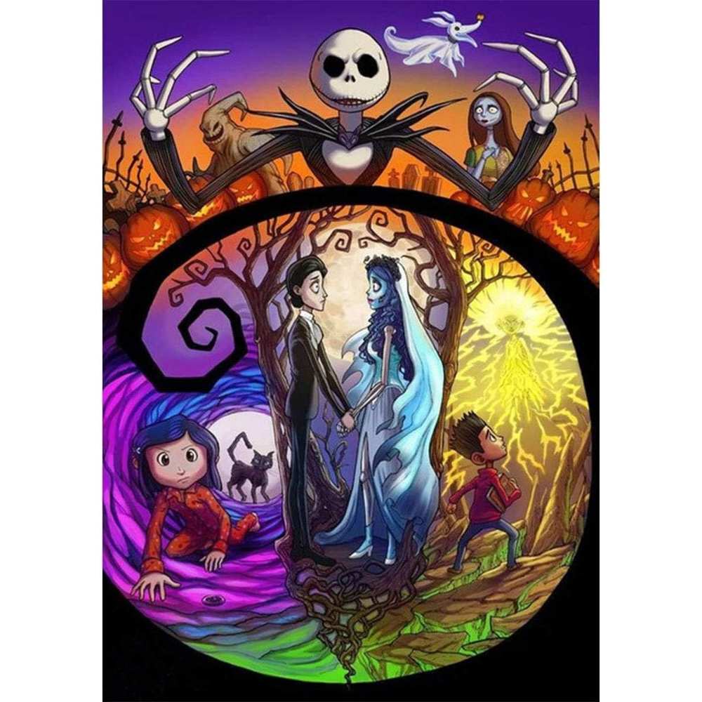 Halloween Paint by Diamonds 5D Full Drill Painting Kit