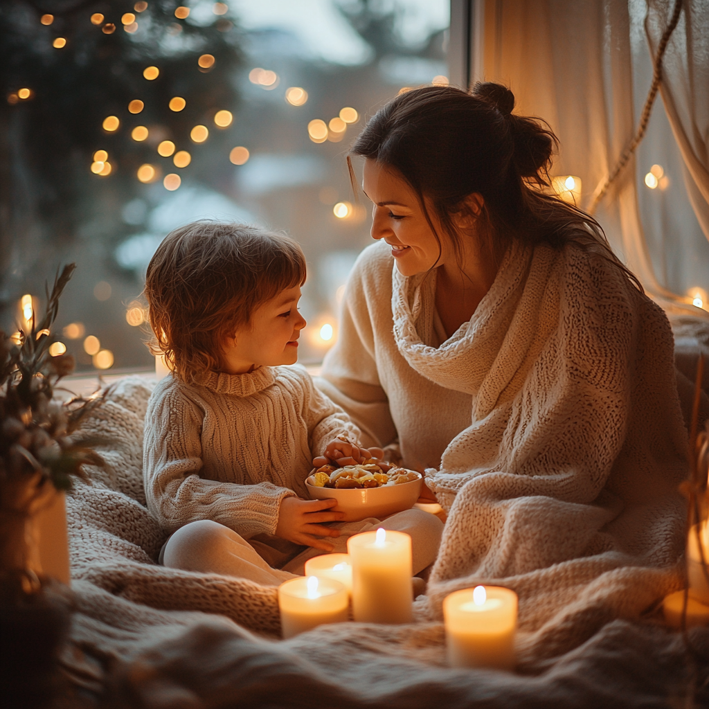 Candlelit Dreams: A Shared Evening Of Serenity Paint By Diamond