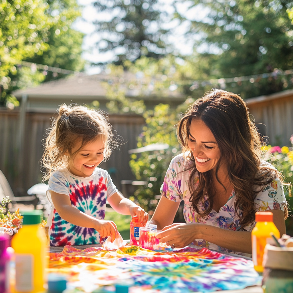 A Symphony Of Colors: Creating Family Tie-Dye Shirts Paint By Diamonds Kits