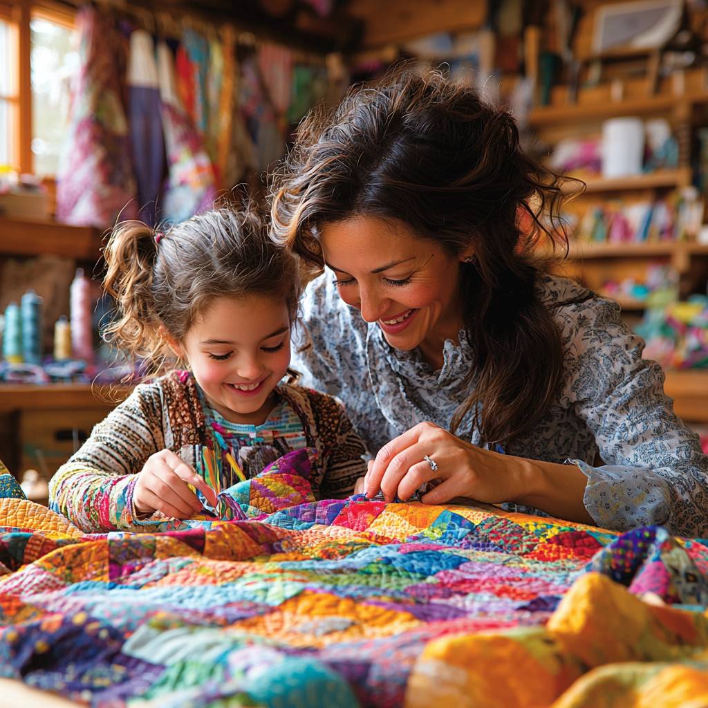 Everlasting Ties: Creating A Family Quilt Paint By Diamond