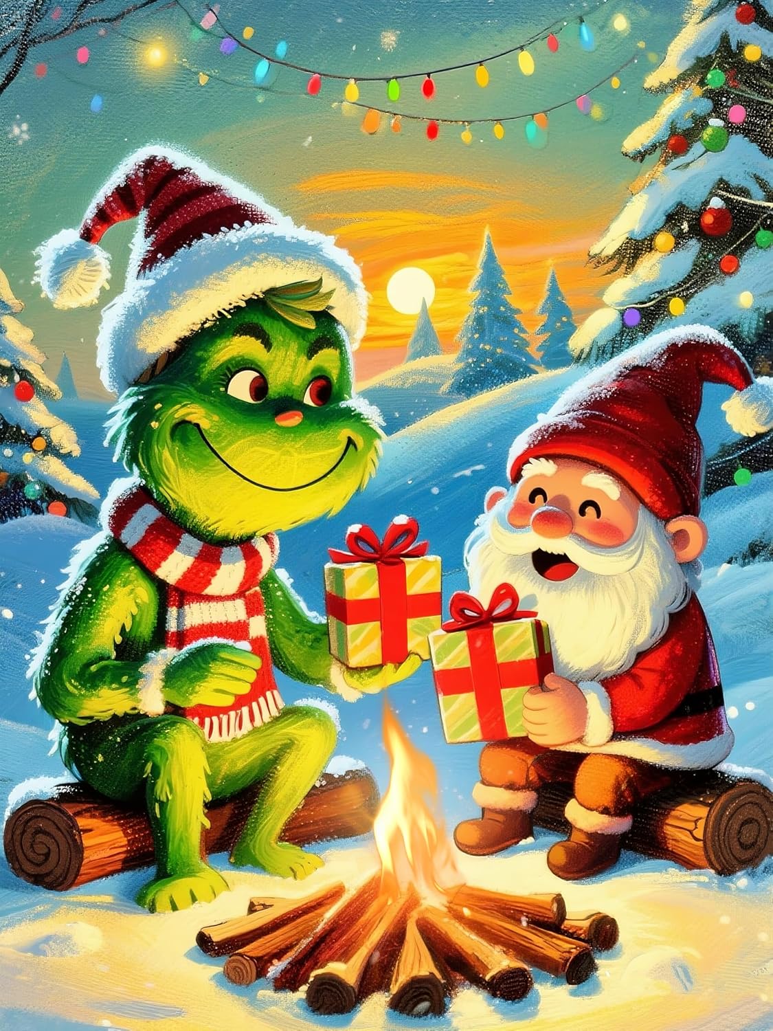 Christmas Diamond Painting Kits for Adults And Beginners with Accessories