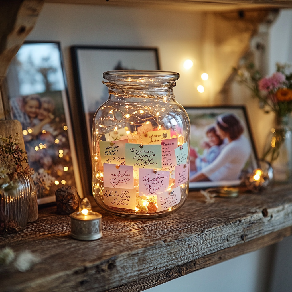 Whispers Of Time: A Memory Jar For Mother And Child Paint By Diamonds Kits