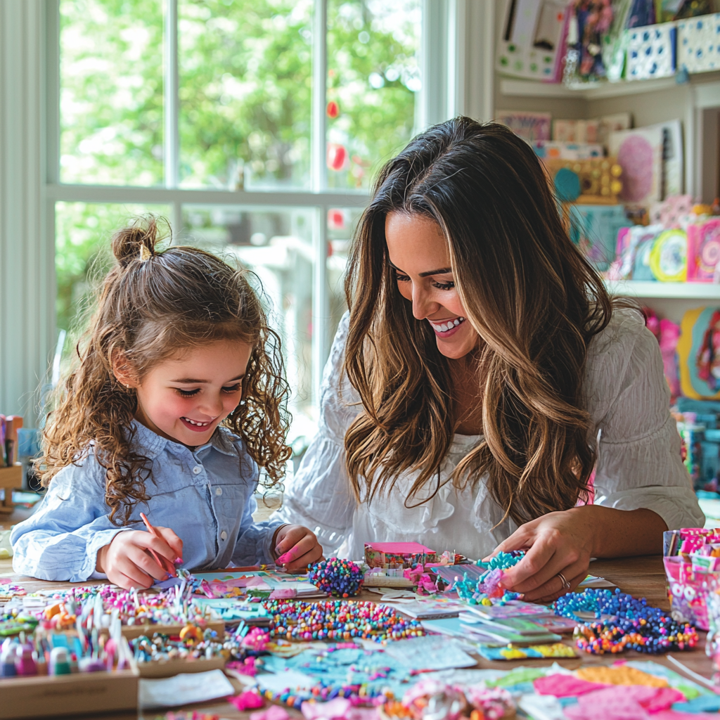 Eternal Bonds: A Day Of Crafting Together Paint By Color