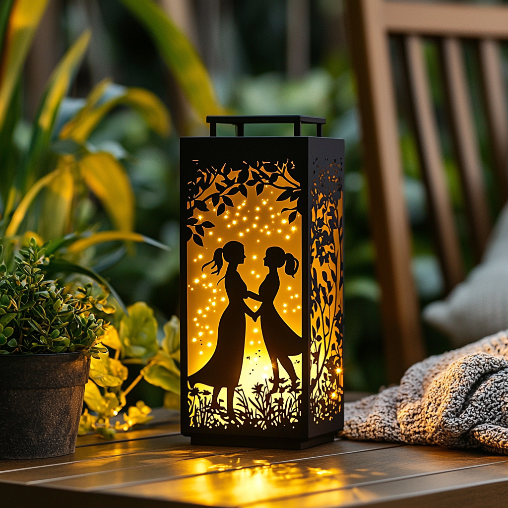Twinkling Paths: Mother-Daughter Firefly Lantern Painting Diamond Kit