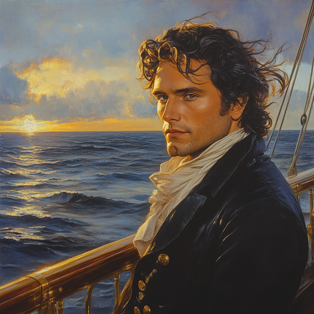 Leonardo DiCaprio Sailing Beyond Titanic Dreams paint by color