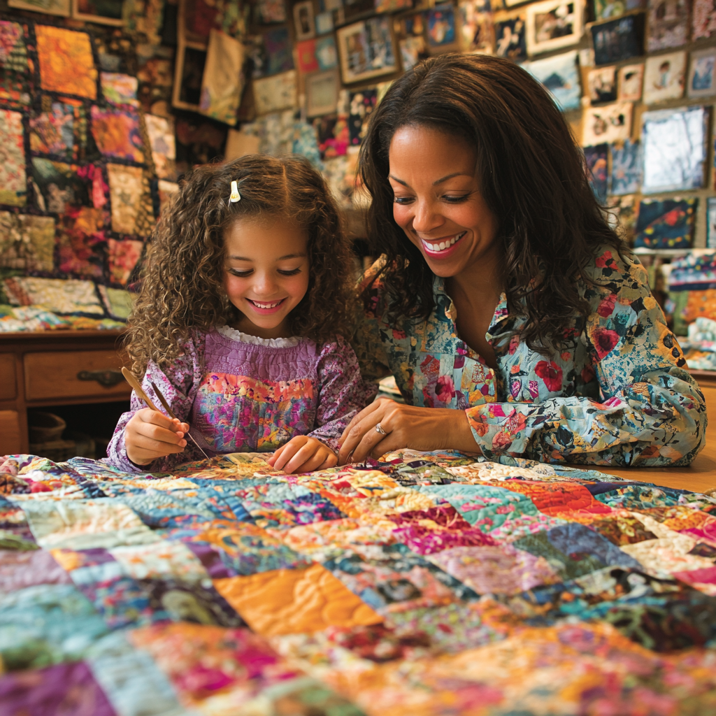 Heartbeat Of Tradition: A Generational Quilt Of Memories Diamonded Painting Kits