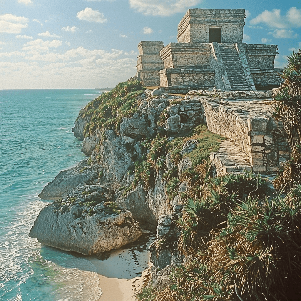 Tulum Ruins DIY Paint By Diamonds