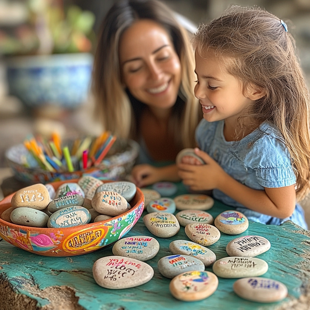 Radiant Resilience: Creating Affirmation Stones Together Paint By Diamonds Kits