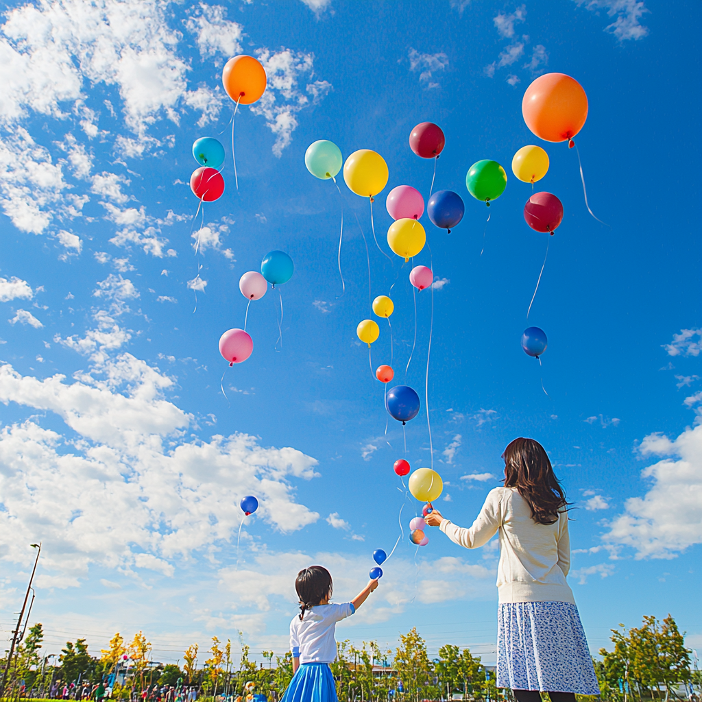Magic In The Air: A Family Balloon Release Paint By Diamonds Kits