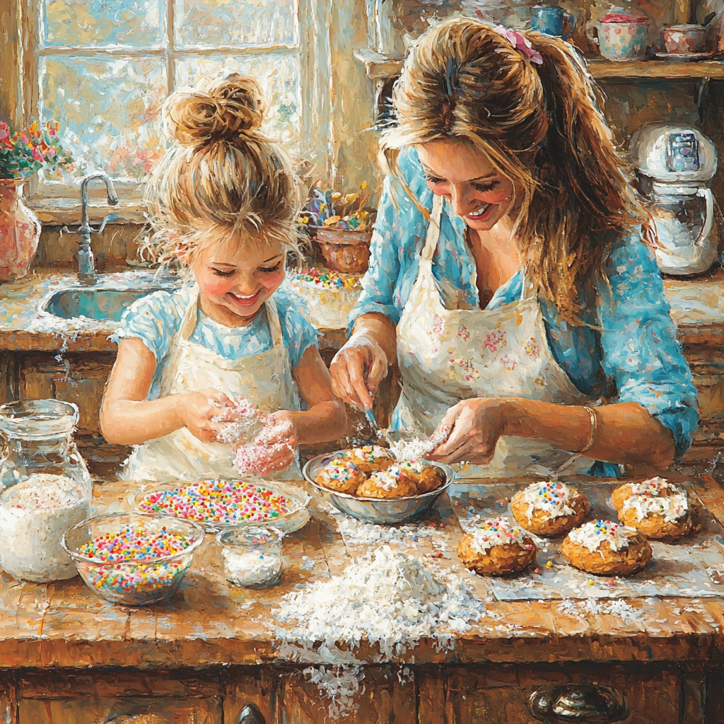 Baking Memories: A Family Baking Day Paint By Color