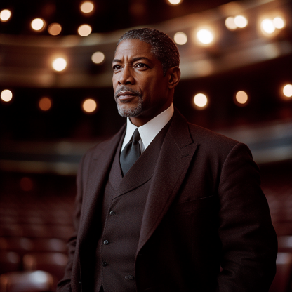 Denzel Washington: Echoes Of A Leading Man paint by diamond