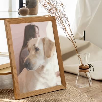 Custom Paint by Number Personalized Canvas Wall Art from Photo