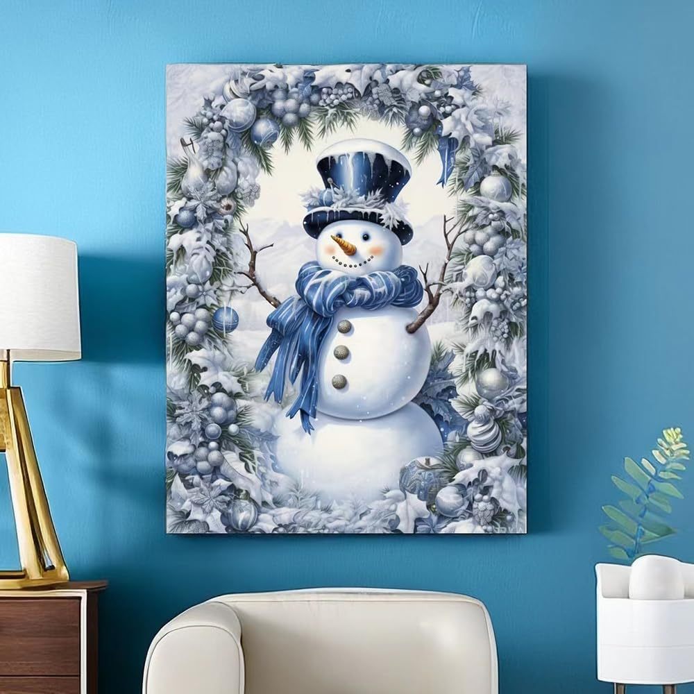 Candy And Snowman DIY Decoration Paint By Diamond Set