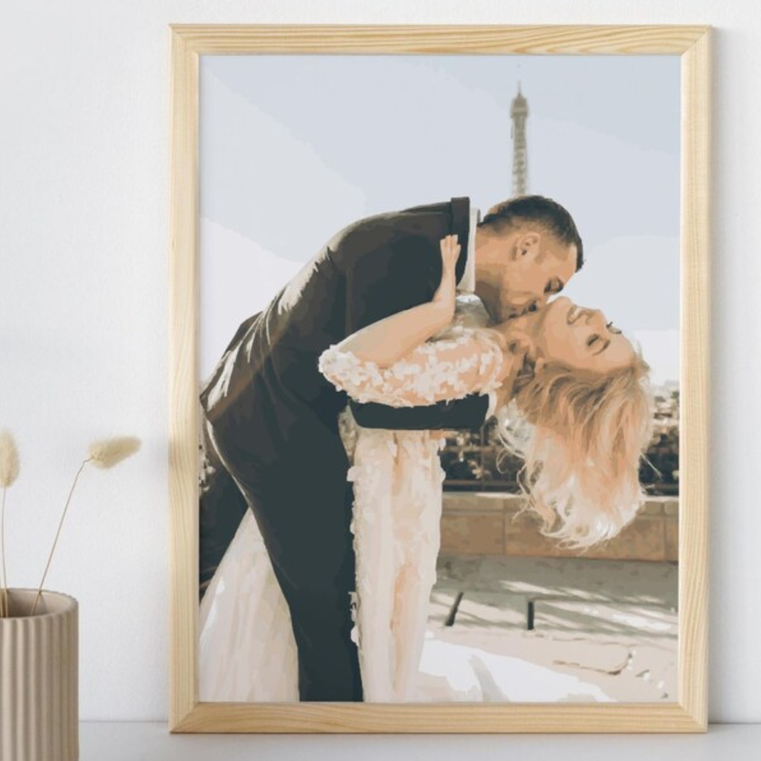 Custom Paint By Numbers Kit From Photo For Valentine's day