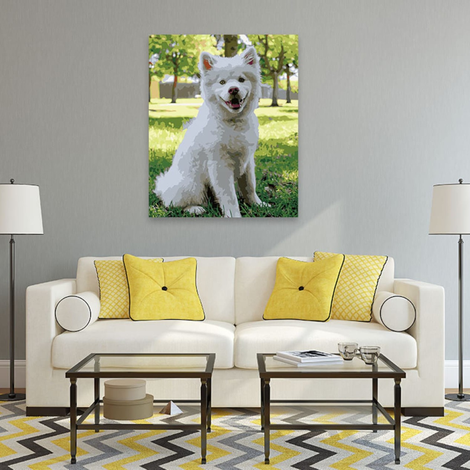 DIY Custom Paint By Numbers Valentines day Kit