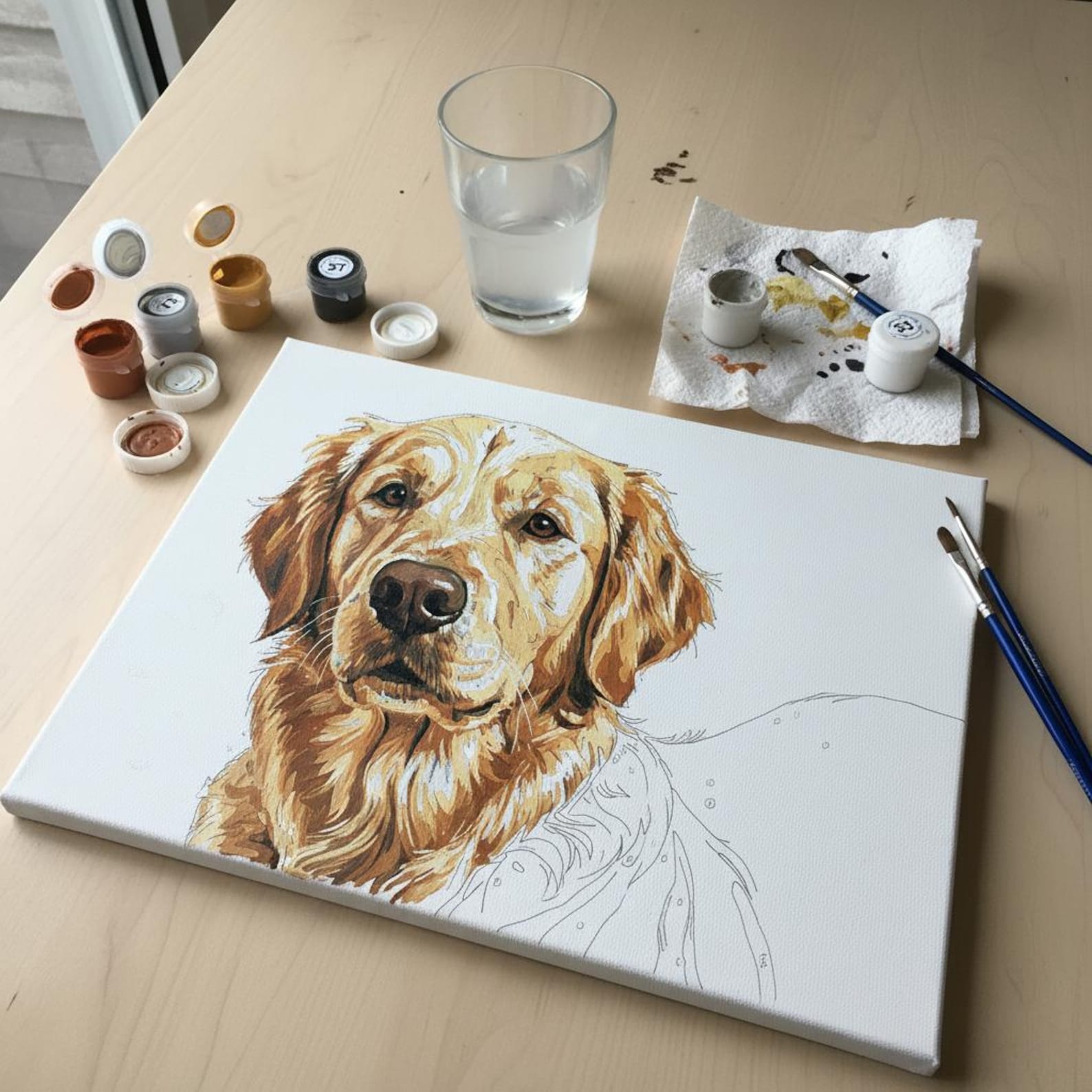 DIY Valentines day Custom Photo Paint By Numbers