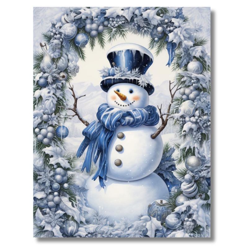 Candy And Snowman DIY Decoration Paint By Diamond Set