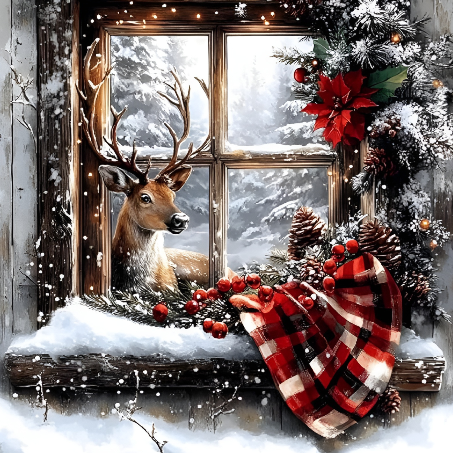 Wall Decor Arts Craft 5D Christmas Diamond Art Kits