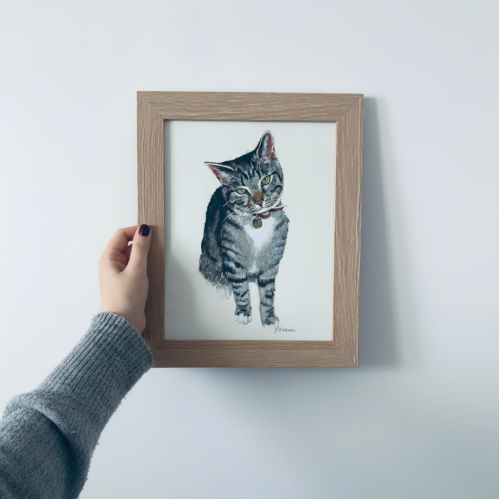 Custom Pet Portrait Paint By Numbers Kit For Valentines day