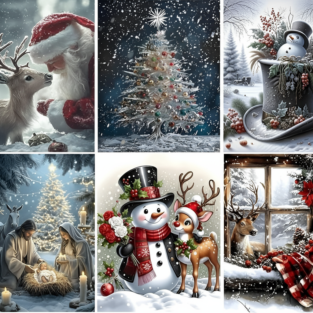 Christmas Funny Diamond Art Painting Kits for Adults