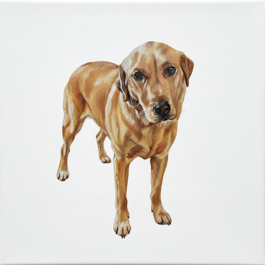 Custom Pet Portrait Paint By Numbers Kit For Valentines day