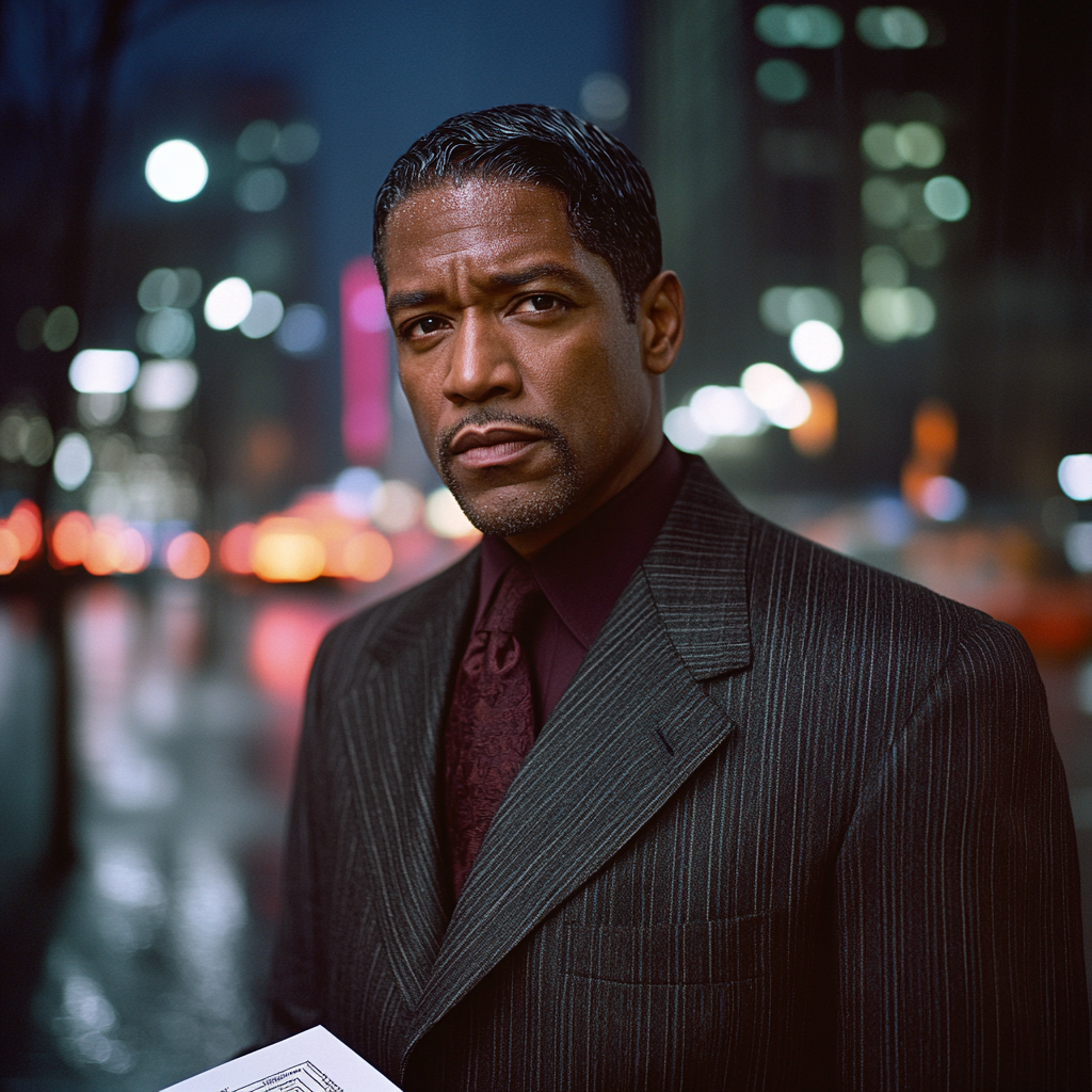 Denzel Washington Echoes Of The Leading Man diamond painting