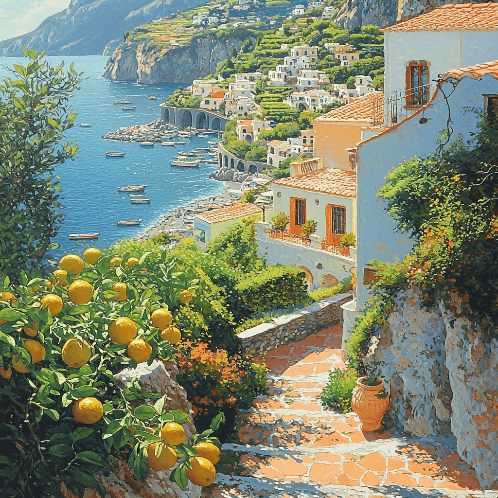 The Amalfi Coast - Campania Diamonded Painting Kits