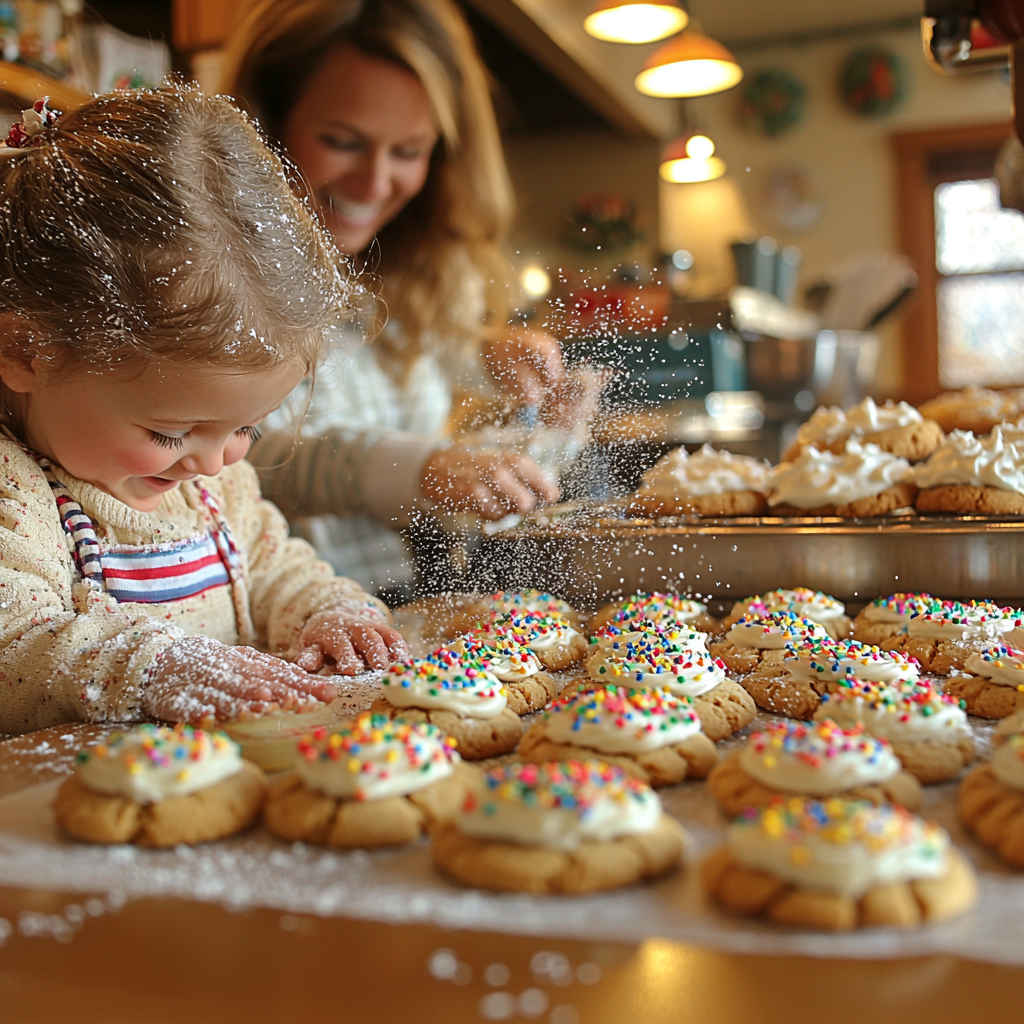Culinary Love: Baking Together For Sweet Memories Paint By Diamond