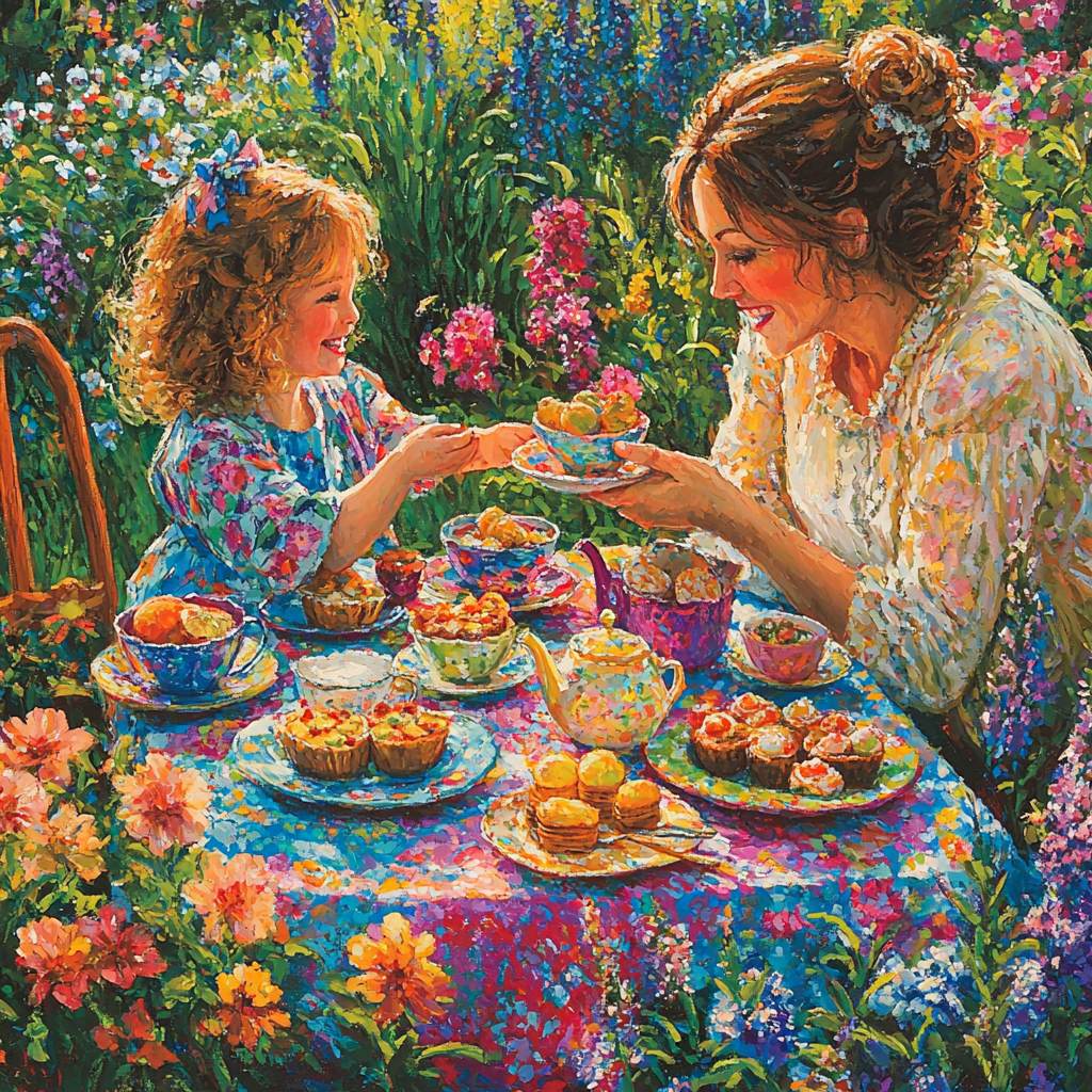 Sparkling Dreams: A Magical Tea Party Diamonded Painting Kits